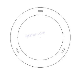 Circular Stator Core Laser Cutting Composite Mold