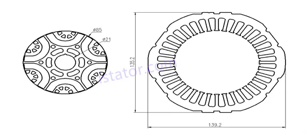 Strip Stator Core Progressive Die Multi Station Stamping