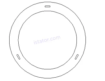 Thin Plate Annular Stator Core Anti Deformation Mold